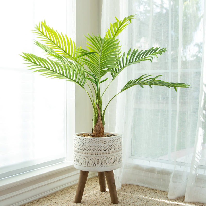 Oliver Artificial Palm Plant in Pot & Reviews Wayfair